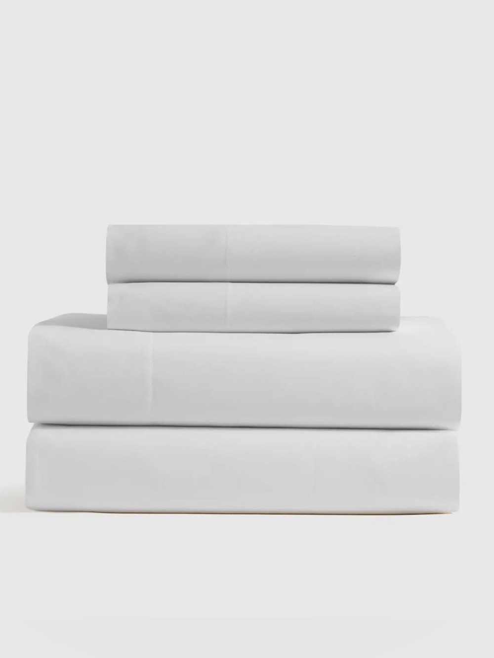 NEW Quince Organic Crisp Percale Sheet, King (White) - Picture 3 of 6